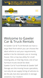 Mobile Screenshot of gawlercarrentals.com